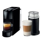 Nespresso Essenza Bundle With Aeroccino Milk Frother Piano Black