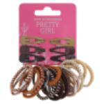 Girl With Elastic Hair Accessories Hair Pins Set