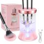 Electric Makeup Brush Cleaner Machine Automatic USB Cosmetic Brushes Cleaner Tool Makeup Brush Cleaner For Makeup Sponges And Brushes Washing And Dr