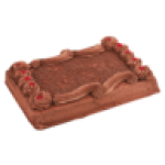 Rectangular Chocolate Cake