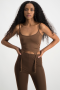 Gabby Strappy Tank Top - Pinecone - XS