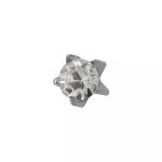 April Crystal Tiffany Sterling Silver 3MM