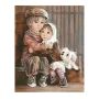 Diamond Painting Diy Kit Full Drill 50X40CM- Childhood Sweetheart
