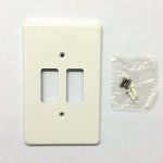 Switch Cover Plate 2W Steel C tree
