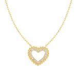 Lovecloud Necklace Heart With Cubic Zirconia