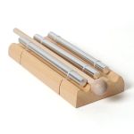 Hand Chime Silver Musically Tuned For Meditation Yoga And Mindfulness Bell Percussion Instrument For Teachers And Classrooms Tri