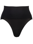 Black High Waist Shapewear Panty - XL Black