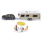 1:55 Porsche Cayenne With Caravan And Accessories