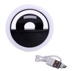 Mobile LED Selfie Ring Light - Black
