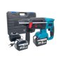 Cordless Multifunctional Electric Hammer Impact Drill - 21V With Two Batteries