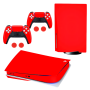 Skin Decal Sticker For PS5 Console Controls & Joystick Caps - Red