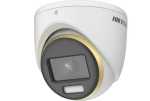 Hikvision DS-2CE70DF3T-MF 2MP Colorvu 2.8MM Fixed Turret Camera 20M White Light Range 130DB Wdr 4 Switchable Signals Tvi ahd cvi