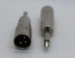 Cyberdyne Xlr Cannon Male To 6.35MM Mono Male Adaptor