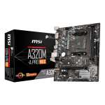 AMD Msi A320M Pro-a Max AM4 M-atx Gaming Motherboard - A320M Pro-a Max