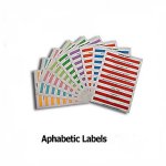 Alphabetic Labels 27 Labels Per Sheet Colour Options Pack Of 10 Laba