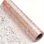 1 Roll Rose Golden Table Runner 27.94 X 274.32 Cm Reusable Glitter Table Runner Party Supplies For Weddings Valentines Day Birth