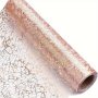 1 Roll Rose Golden Table Runner 27.94 X 274.32 Cm Reusable Glitter Table Runner Party Supplies For Weddings Valentines Day Birthday Easter Gift Halloween Christmas Gift
