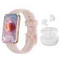 Smartwatch & Wireless Earbuds Combo-health & Style For Women