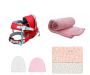 6 In 1 Baby Carrier Combo Red And Pink
