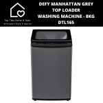 Defy Manhattan Grey Top Loader Washing Machine - 8KG DTL165
