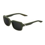 Rideley Sunglasses Soft Tact Army Green Black Mirror Lens