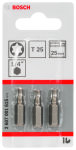 Bosch Screwdriver Bit Extra Hard 25 Mm 3 Piece