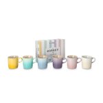 Stoneware Sorbet Set Of 6 London Mugs