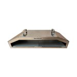 Double Pizza Dome 3CR12 Stainless Steel