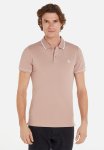 Calvin Klein Tipping Slim Polo - Dark Blush