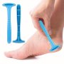 1PC Foot Callus Remover Tool Ergonomic Dead Skin Shaver Pedicure Scraper For Hard Skin And Corns Blue Easy Grip Handle