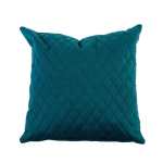 Quilted Velvet Scatter Cushion Cover Spruce 60CM X 60CM
