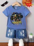 Boy's Summer Casual Short Sleeve T-Shirt - 'admit It Life Would Be Boring Without Me' Print Cool Comfy Versatile Tee Gift
