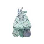Every Knotty Hat And Mitten Set Greymint 6PK