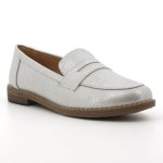 Tysan Loafer With Saddle - Silver - 9