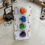 3D Printed Articulated Spider Toy Ornament