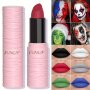 6-COLOR Matte Face & Body Paint Set - Vibrant Red Green Blue Black Shades For Diy Makeup Christmas & Halloween Creations