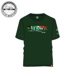 Kakiebos Mens Sa Vlag Tee - Forest Green - 5XL