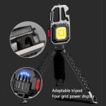 Rechargeable Cob Keychain Work Light Multifunctional LED Flashlight
