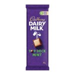 Cadbury Top Deck Mint Chocolate Slab 80G
