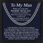 Stylish Classic Stainless Steel Cuban Chain Necklace - Promise Necklace To Men - Card And Gift Box Packaging Birthday Gift Father's Day Gift Christmas Gift