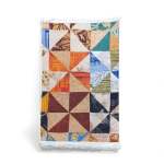 1 X 1.5M Triangle Design Carpet Multicoloured