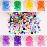 2000PCS BAG Round Flatback Rhinestones Jelly Candy Multi Ab Colors Crystal Gems Non Hotfix Dmc Jewelry Beads Nail Art Glass Ston
