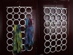 Scarf Hanger Multi Display For Tie Belt Holder 28 Circle Storage