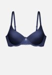 Curvy Adele eco Demi Bra - Blue