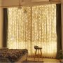 LED Solar Curtain Light - Warm White
