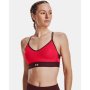 Under Armour Women's Infinity Low Sports Bra - Radio Red / Chestnut RED-890 - Sm