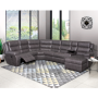 Emma 7 Piece Corner Lounge Suite Grey