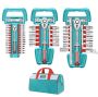 Total Tools 57 Pieces 1/4 And 3/8 And 1/2 Socket Set