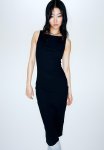 Ribbed Bodycon Dress - Black