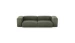 Two Module Sofa - Leather - Olive - 272CM X 115CM